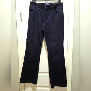 Talbots Navy Curvy Wideleg Corduroy Pants